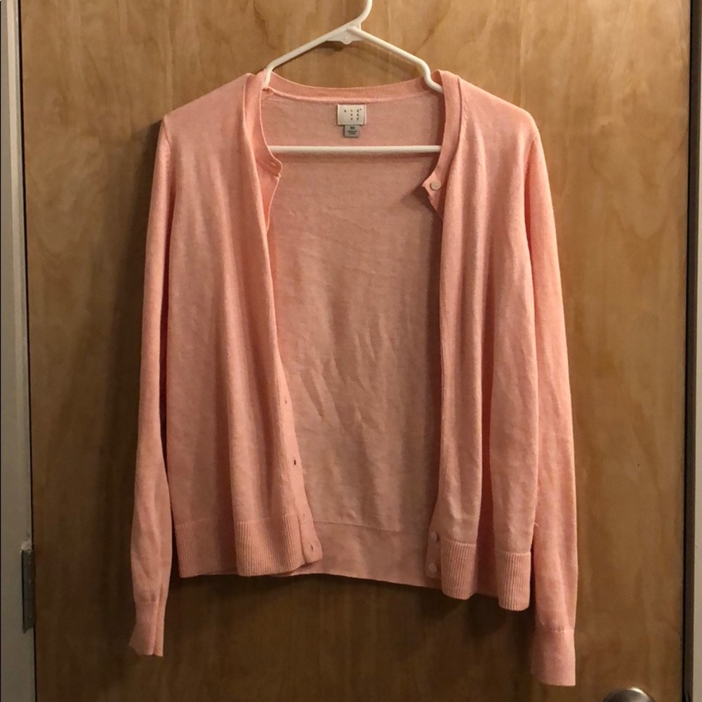Light pink cardigan